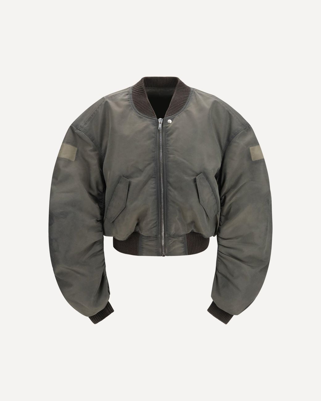 Rick Owens Gray Secchia Flight Bomber for men