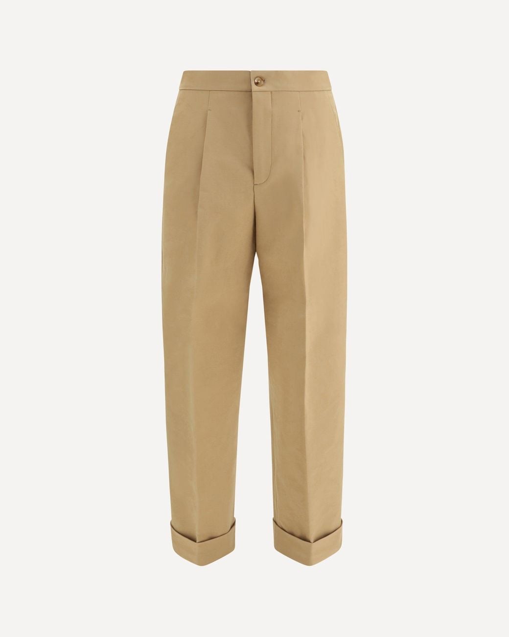Umit Benan Natural Tailored Cotton Pants for men