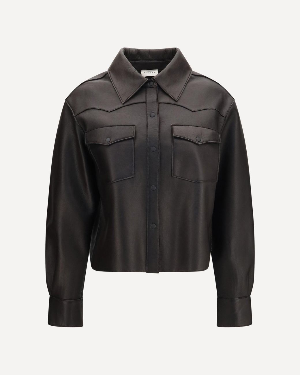 P.A.R.O.S.H. Black P. A.R. O. H. Leather Jacket