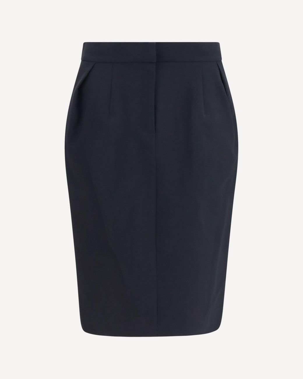 Magda Butrym Blue Pleated Midi Skirt