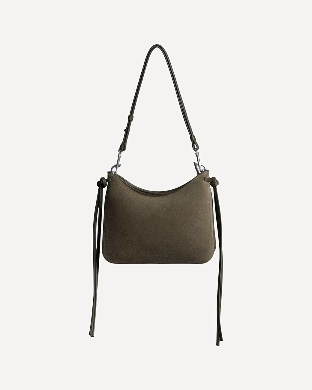 Phoebe Philo Gray Small Gig Shoulder Bag