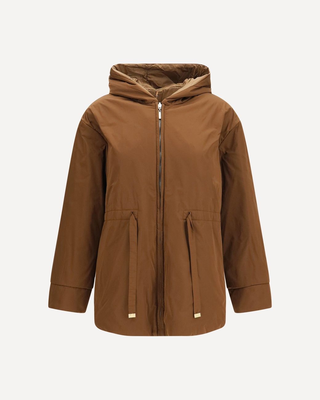 Max Mara Brown Reversible Padded Parka