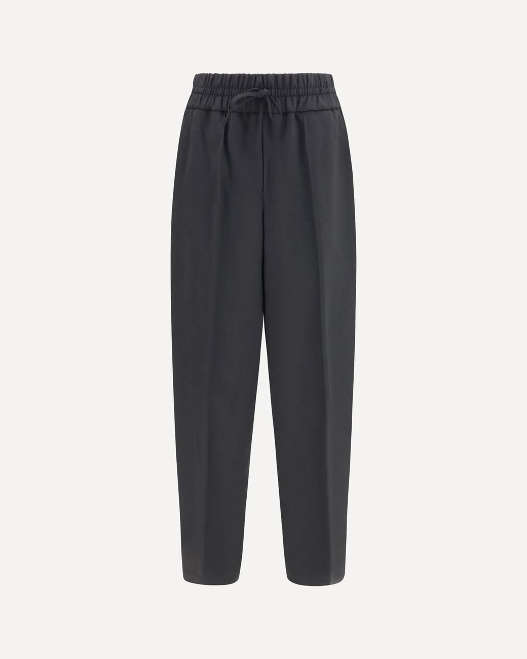 AMI Blue Wool Pants With Elasticated Waist for men