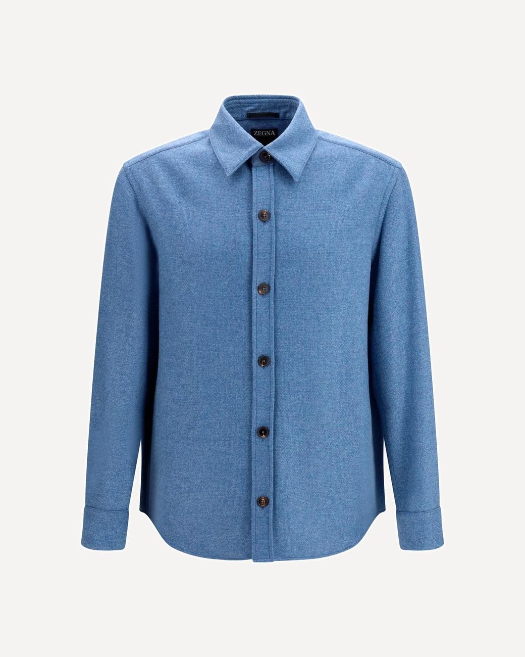 Zegna Blue Oasi Cashmere Shirt for men