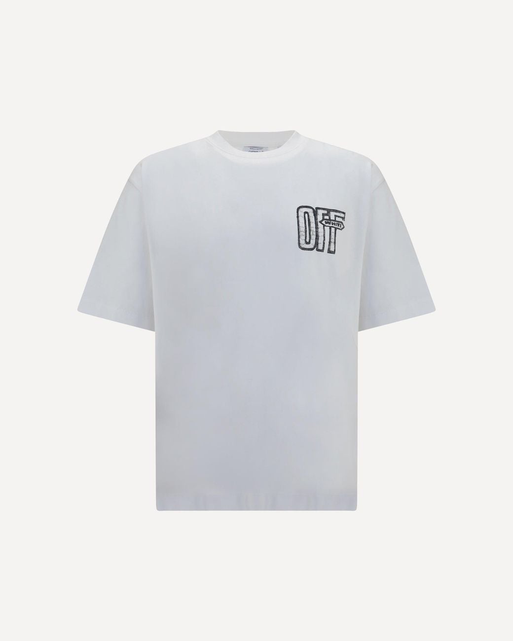 Off-White c/o Virgil Abloh Gray Motion Arrow Skate T-Shirt