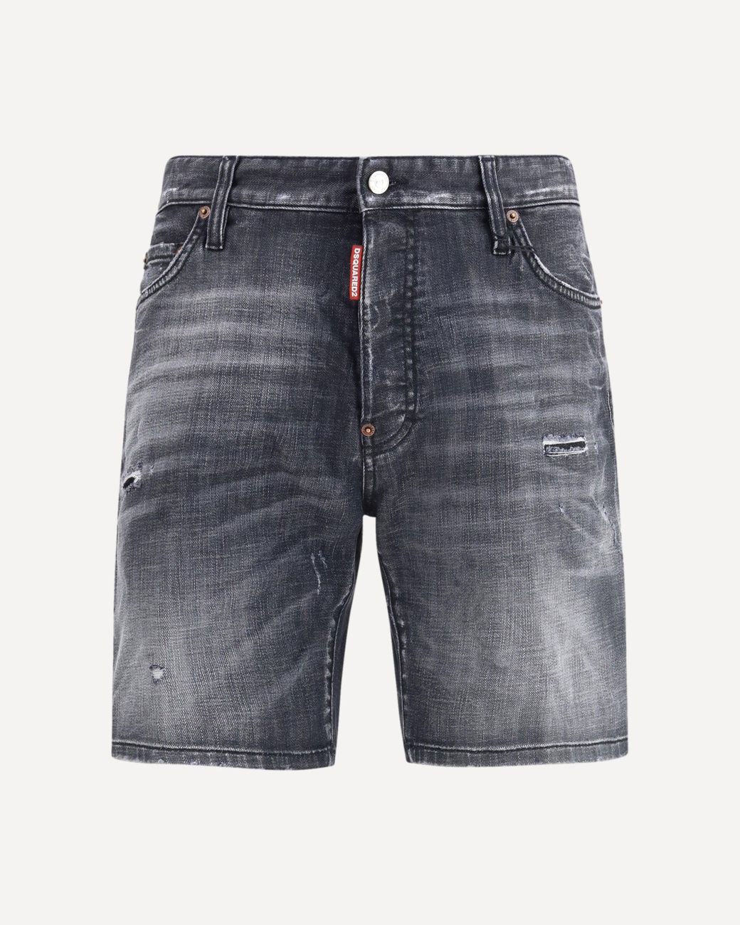 DSquared² Blue Washed Marine Shorts for men