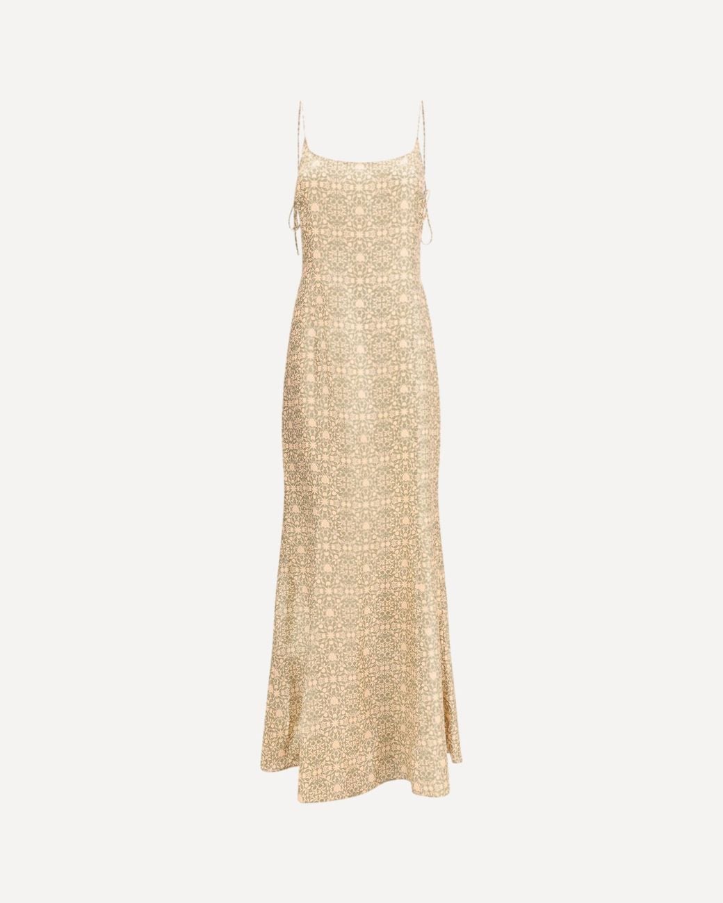 Kristina Ti White Sleeveless Long Dress