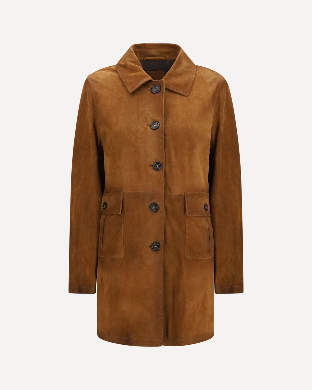 Valstar Brown Suede Long Jacket