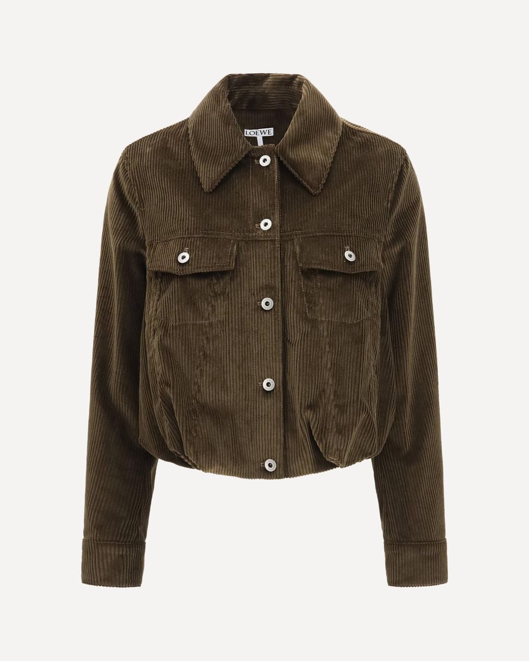 Loewe Green Cotton Corduroy Jacket