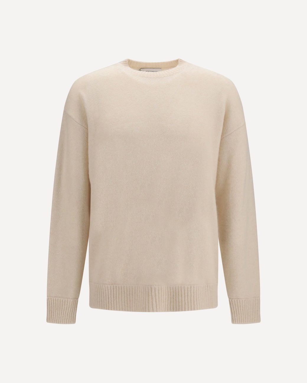 Laneus White Cashmere And Silk Crewneck Sweater for men