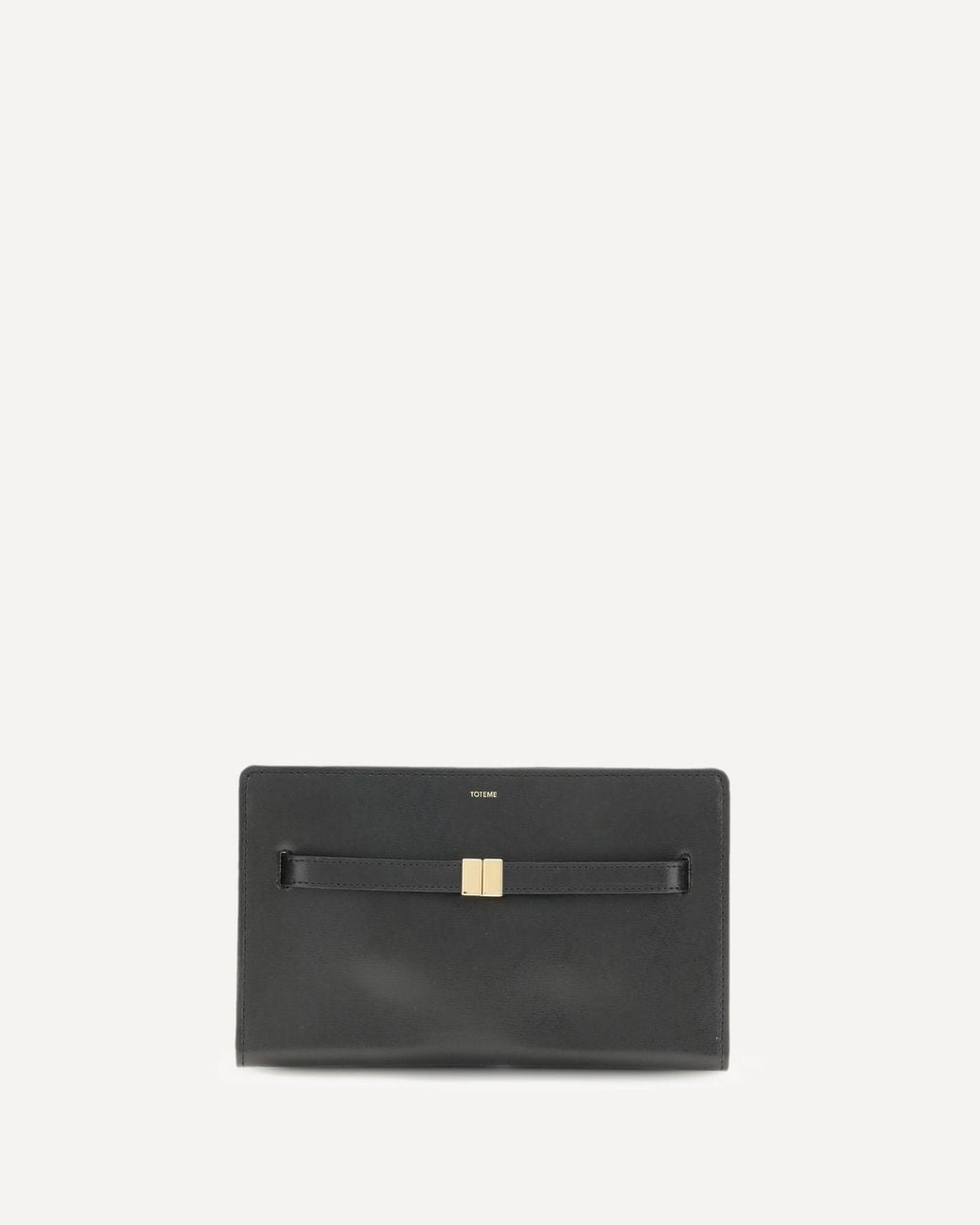 Totême White Belted Leather Crossbody Bag