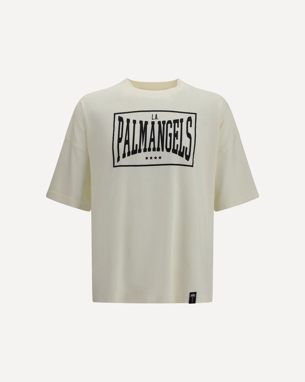 Palm Angels White Vintage Box Logo T-Shirt for men