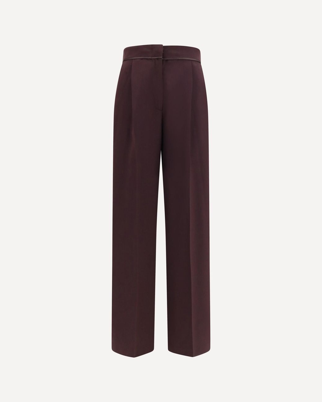 Forte_forte Purple Forte_Forte High Waisted Grain De Poudre Pants