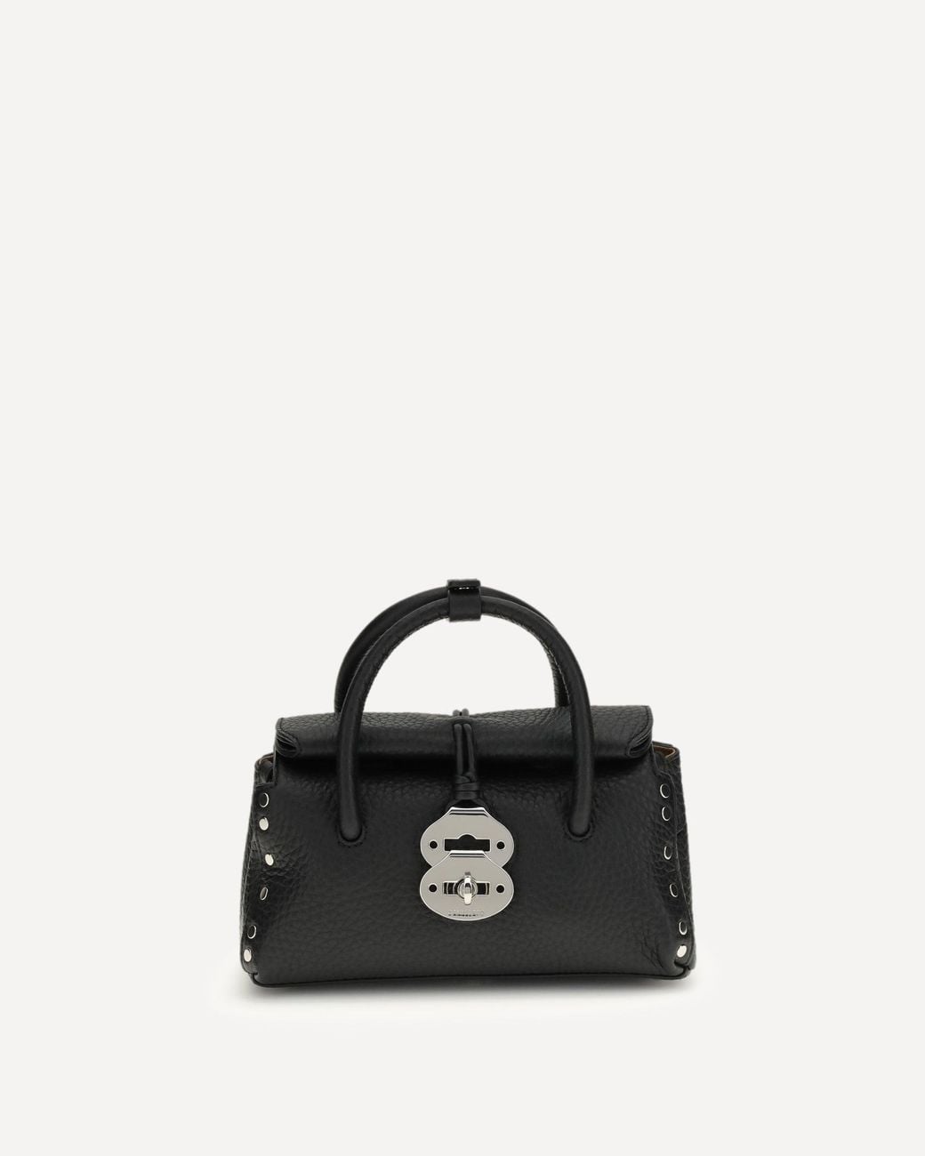 Zanellato Black Dotta Centauro Baby Handbag
