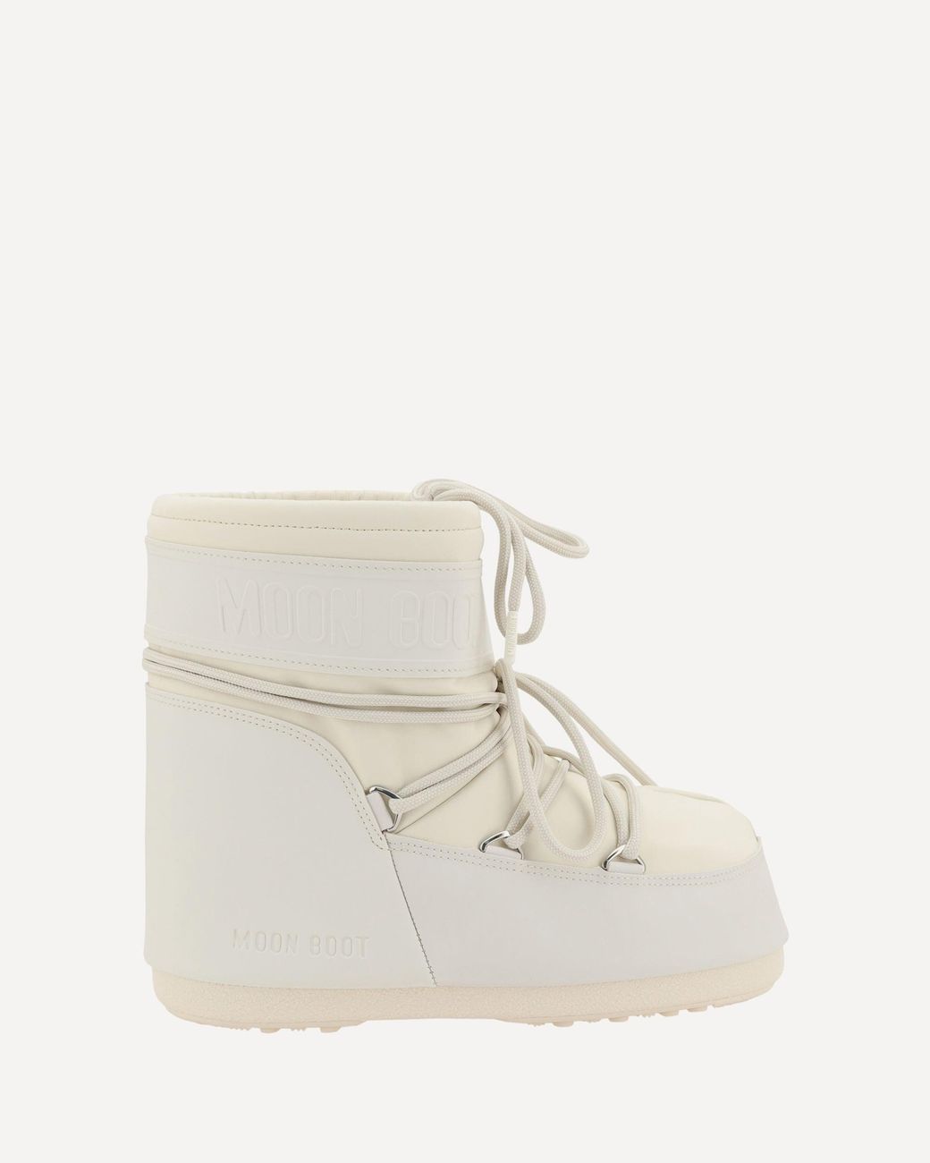 Moon Boot White Icon Low Rubber Boots