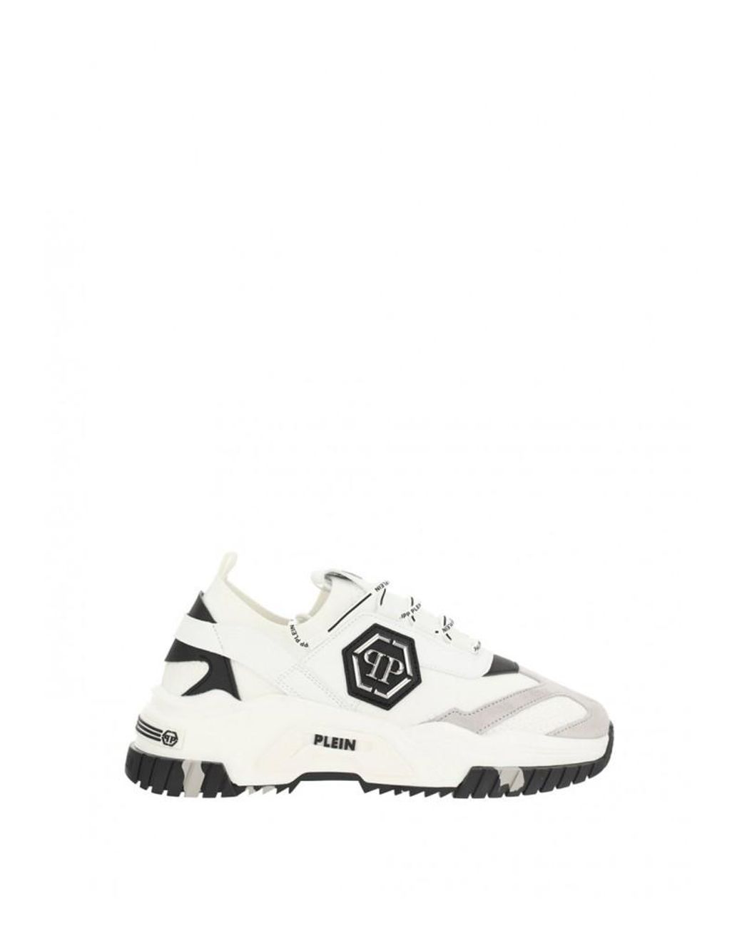 Philipp Plein Trainer Predator Sneakers in White for Men | Lyst