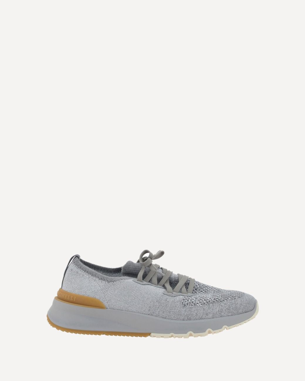 Brunello Cucinelli White Cotton Sneakers for men