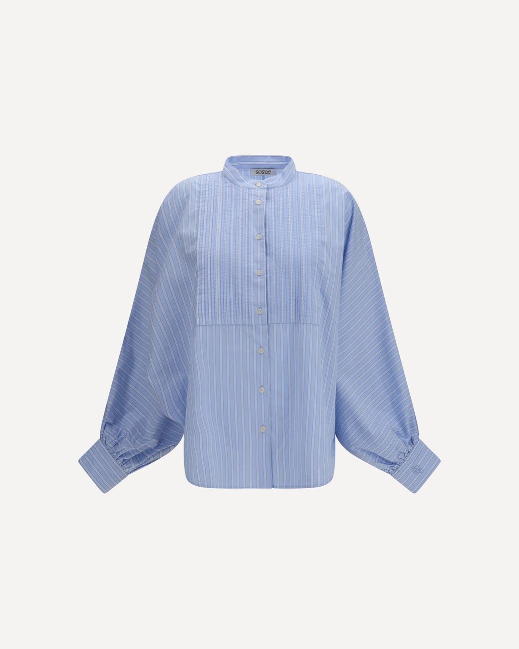 SOSUE Blue Antonia Voile Shirt