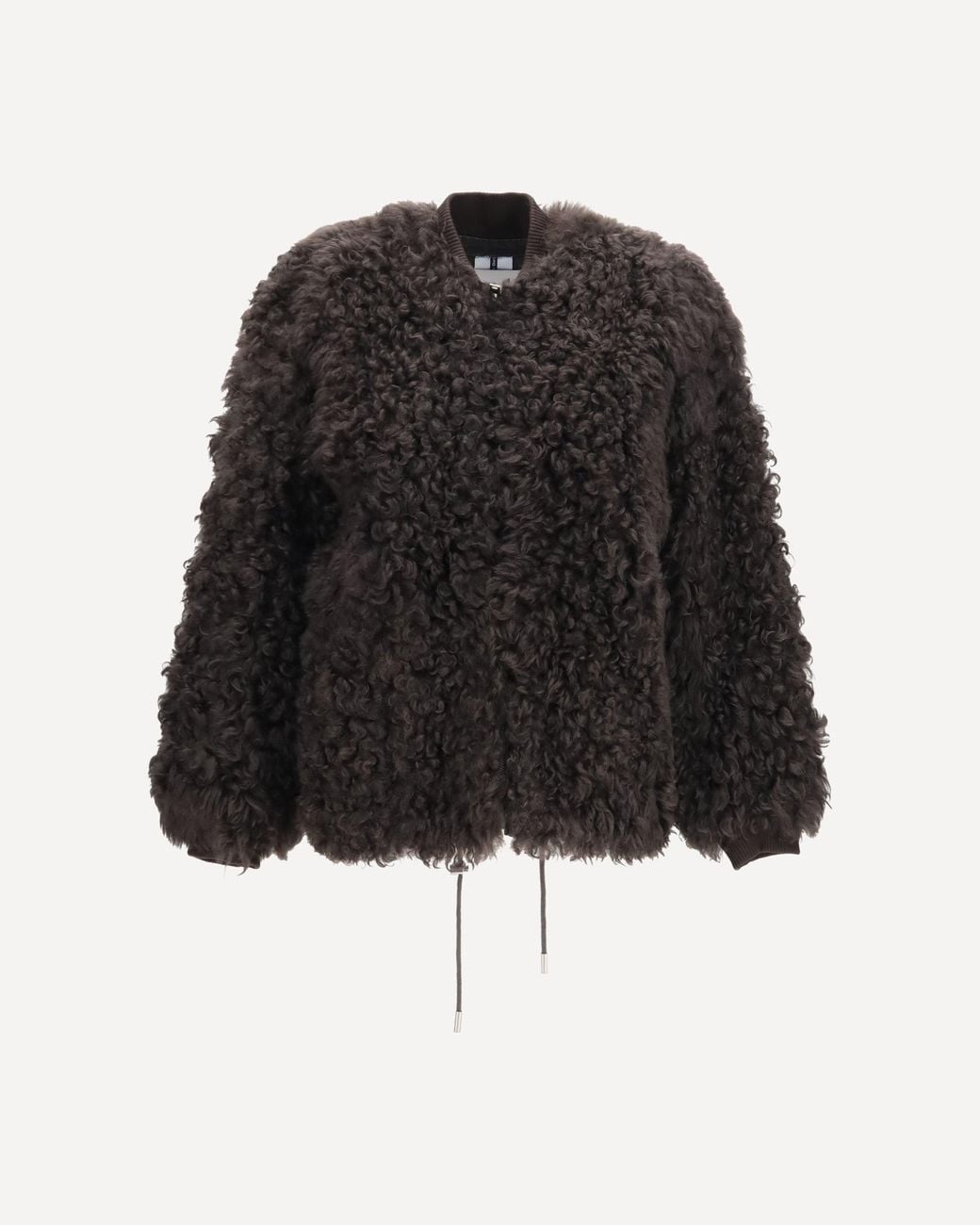 S.w.o.r.d 6.6.44 Black Teddy-Effect Faux Fur Jacket