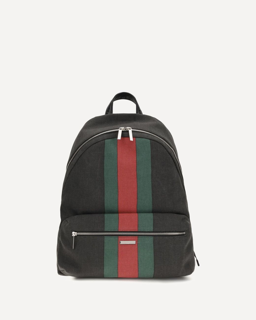 Gucci Black Large Web Backpack for men