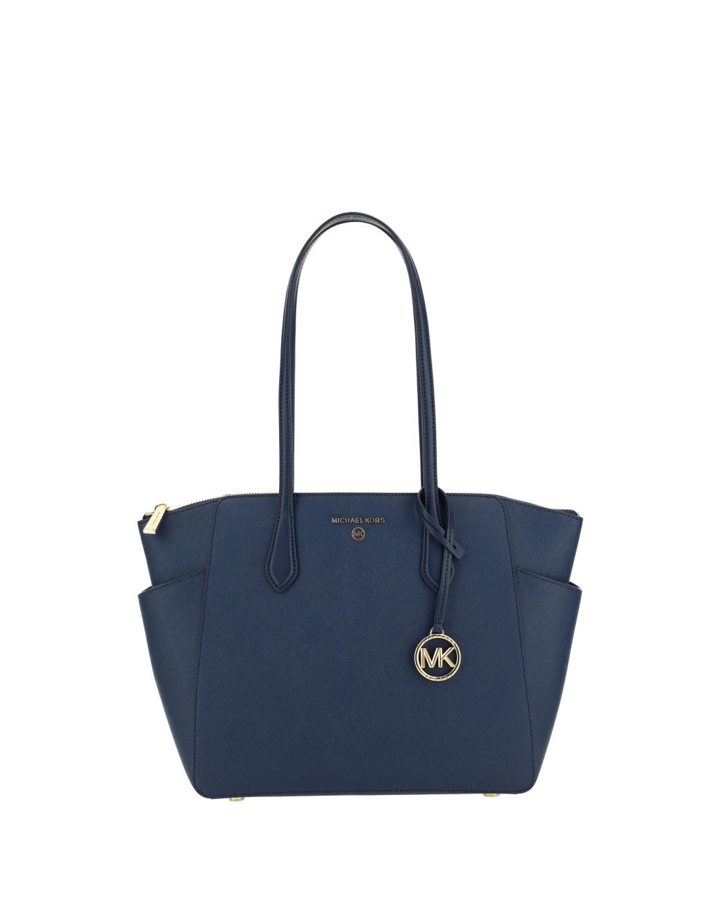 Michael kors navy tote bag deals