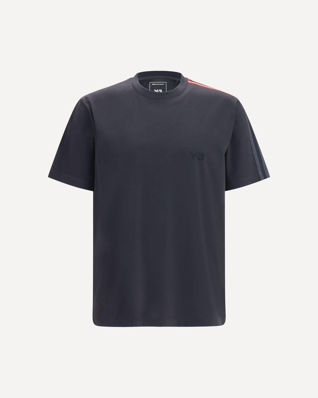 Y-3 Blue Gradient Stripes Short Sleeve T-Shirt
