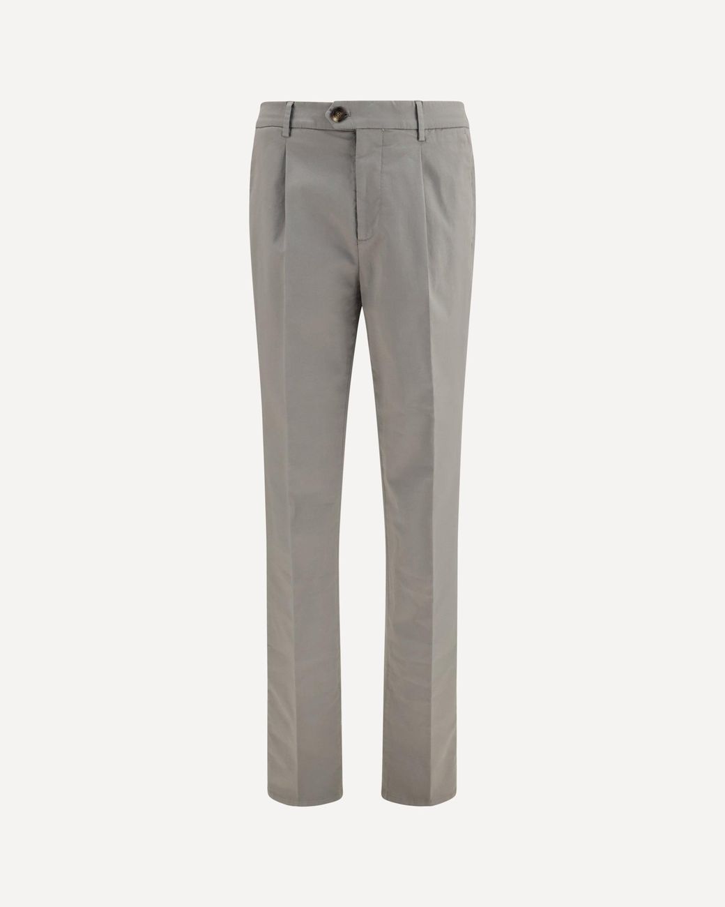 Brunello Cucinelli Gray Cotton Blend Chino Pants for men