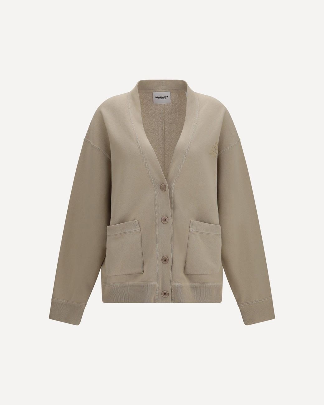 Isabel Marant Natural Stephy V-Neck Cardigan