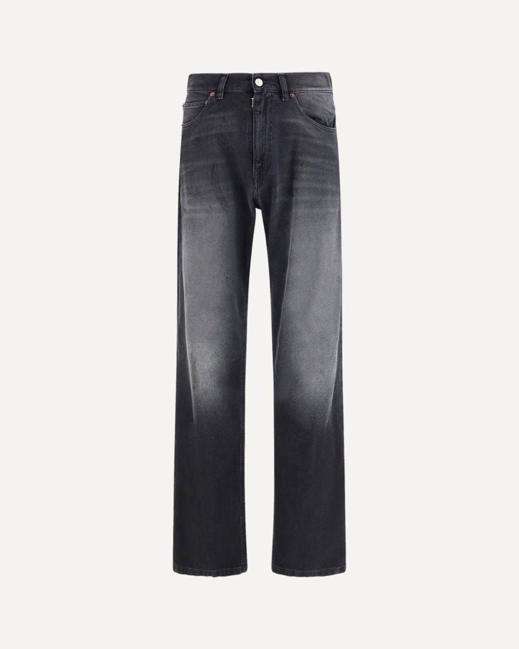 MM6 by Maison Margiela Blue Straight-Leg Cotton Jeans for men