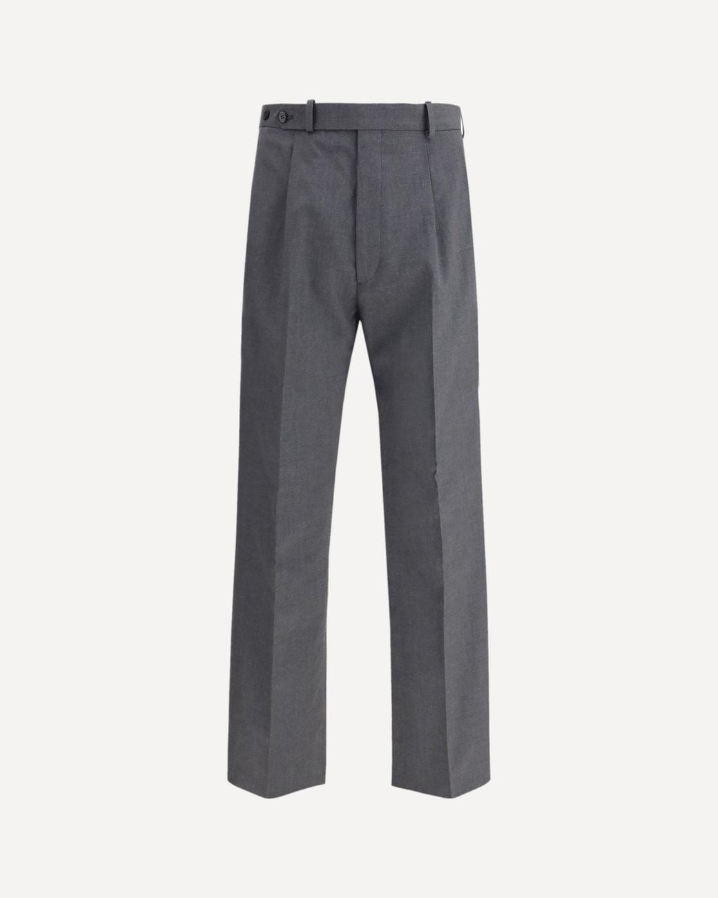 Prada Gray Wool Pants for men