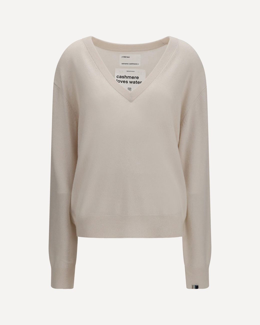 Extreme Cashmere White N°492 Ben Cashmere Sweater