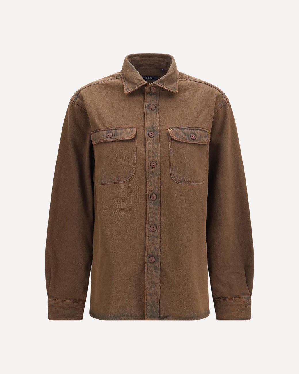 Deperlu Brown Denim Shirt for men