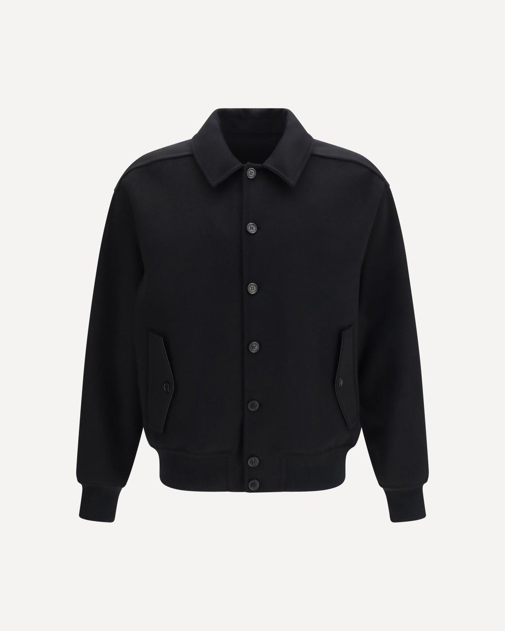 Ferragamo Blue Wool And Cashmere Jacket for men