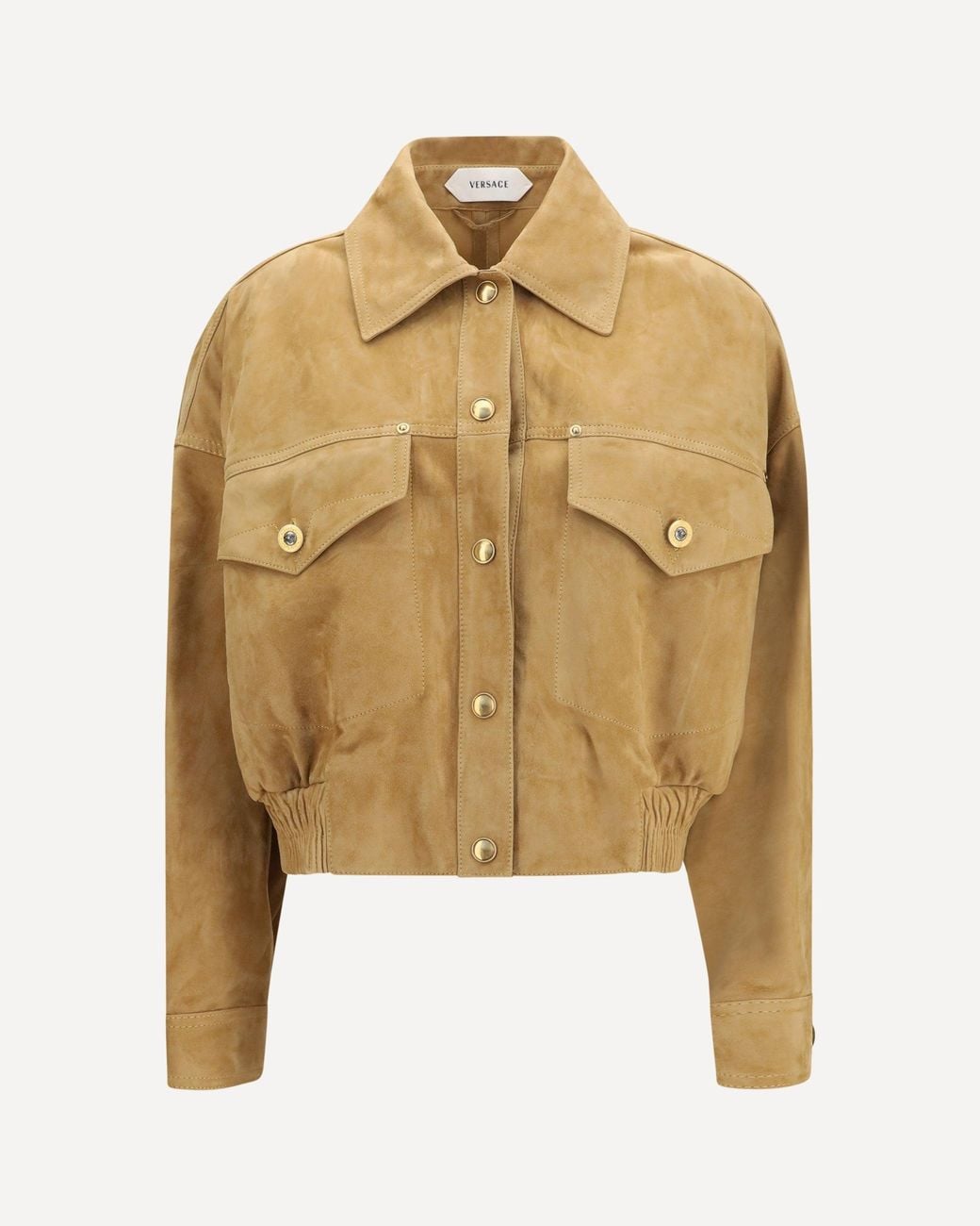Versace Natural Suede Blouson Jacket