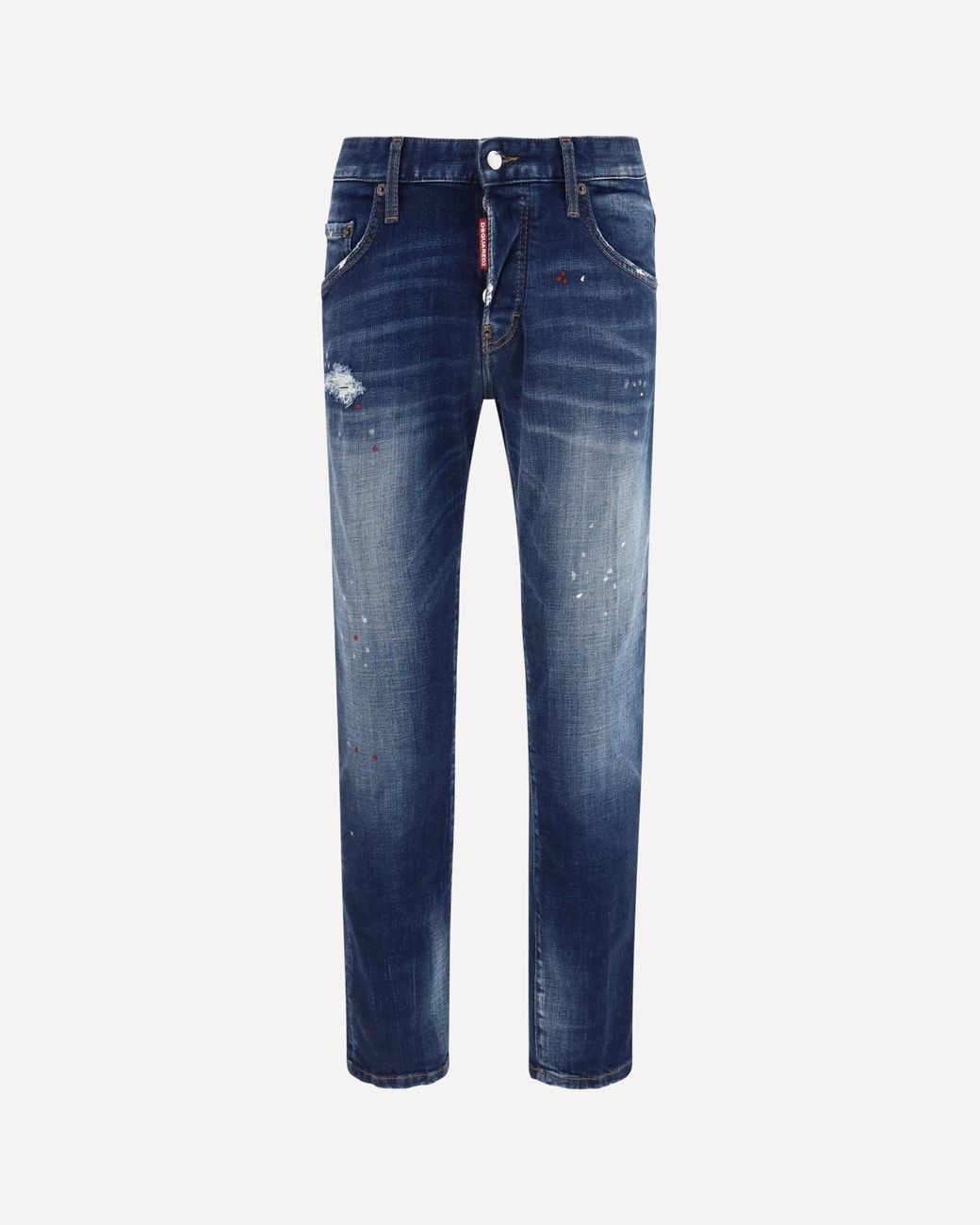 DSquared² Blue Distressed Skater Jeans