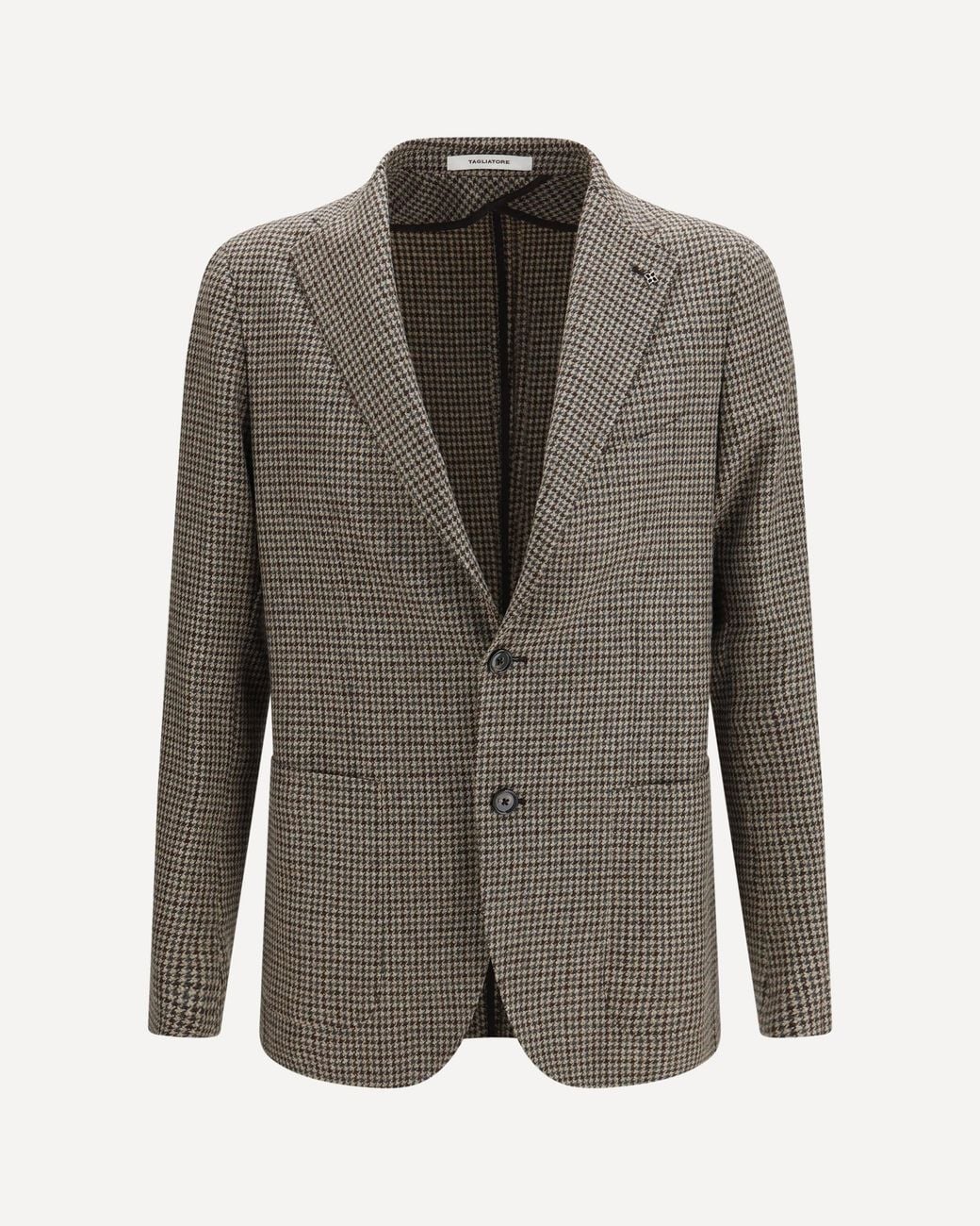 Tagliatore Gray Virgin Wool Single-Breasted Blazer for men