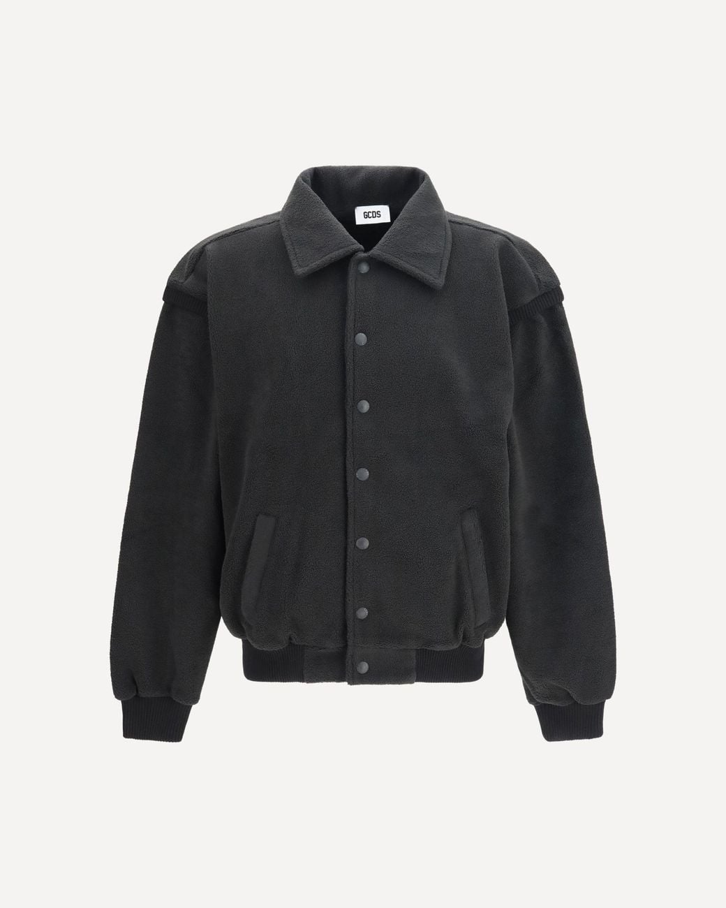 Gcds Blue Varsity Logo Lounge Jacket for men