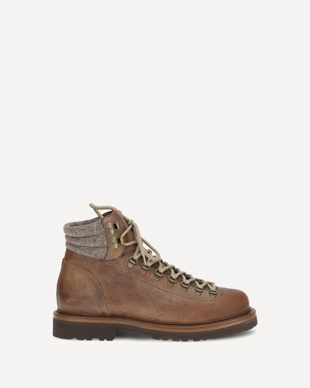 Brunello Cucinelli Brown Mountain Boots for men