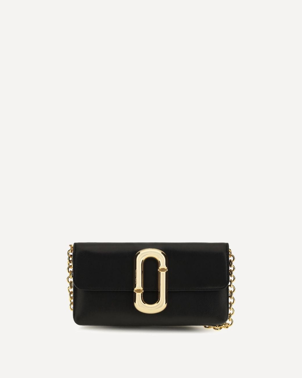 Marc Jacobs Black Snapshot Chain Wallet