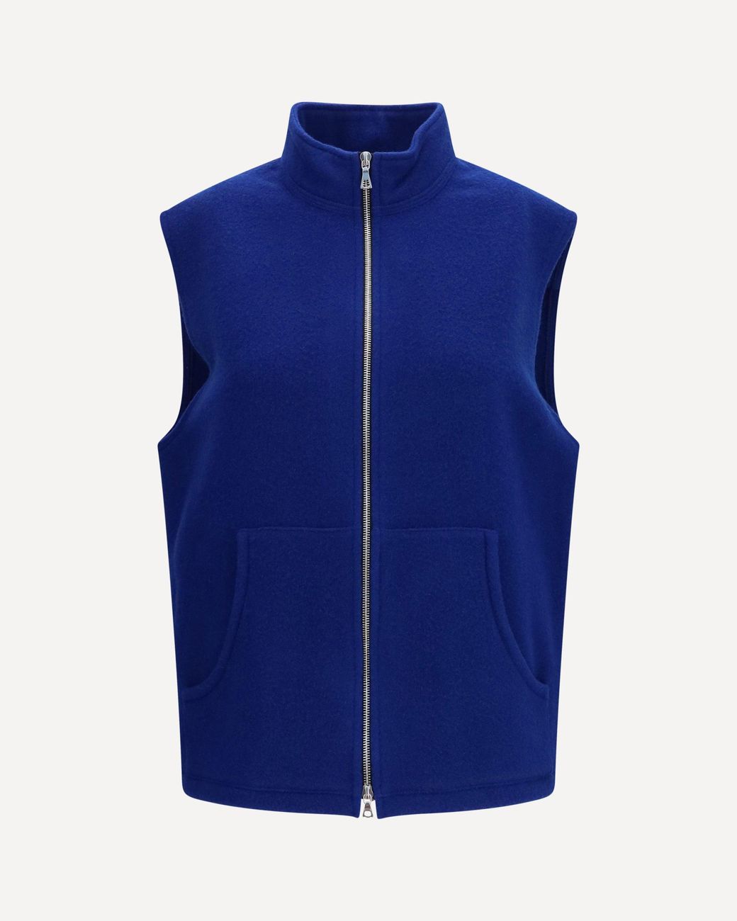 Rier Blue Virgin Wool Vest