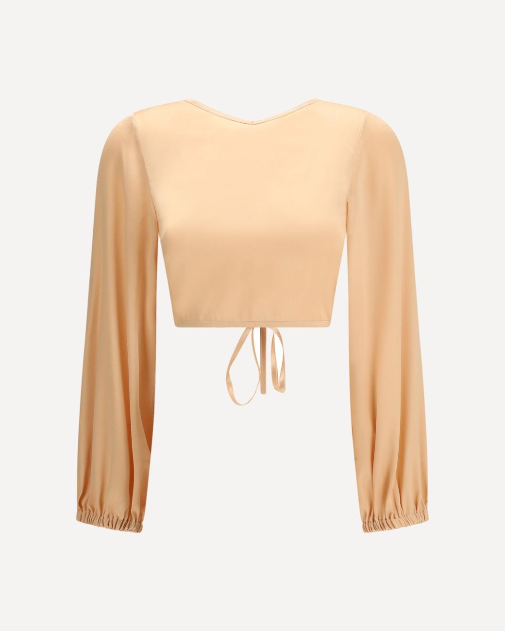 Kristina Ti White V-Neck Blouse
