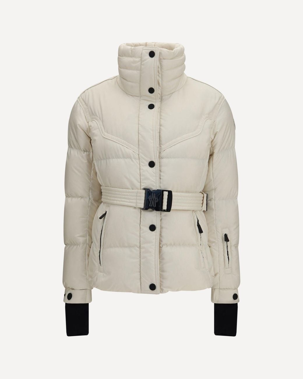 Moncler White Karshi Insulated Ski Jacket