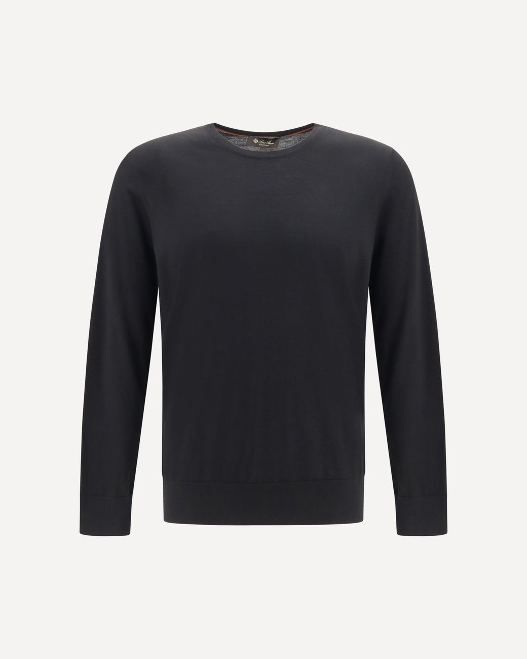 Loro Piana Blue Virgin Wool Sweater for men