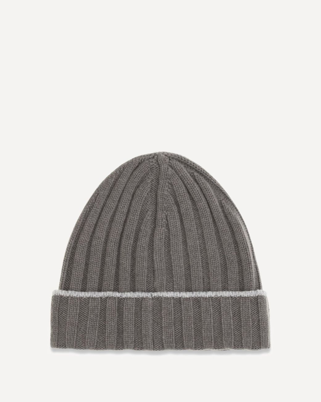 Brunello Cucinelli Gray Beanie Hat for men
