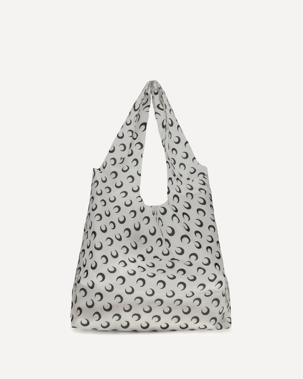 MARINE SERRE White Luna Tote Bag