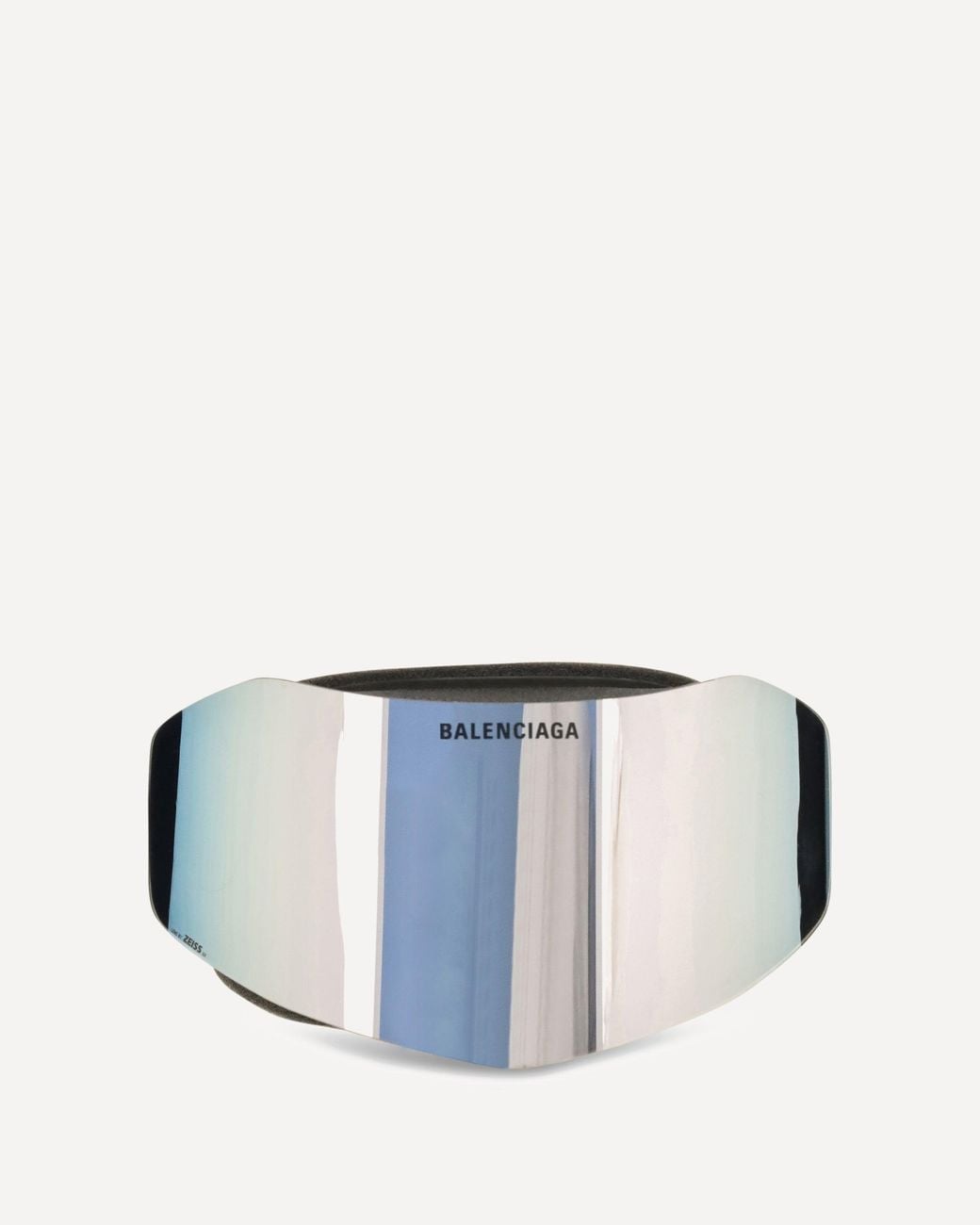 Balenciaga Blue Mirrored Ski Mask Sunglasses for men