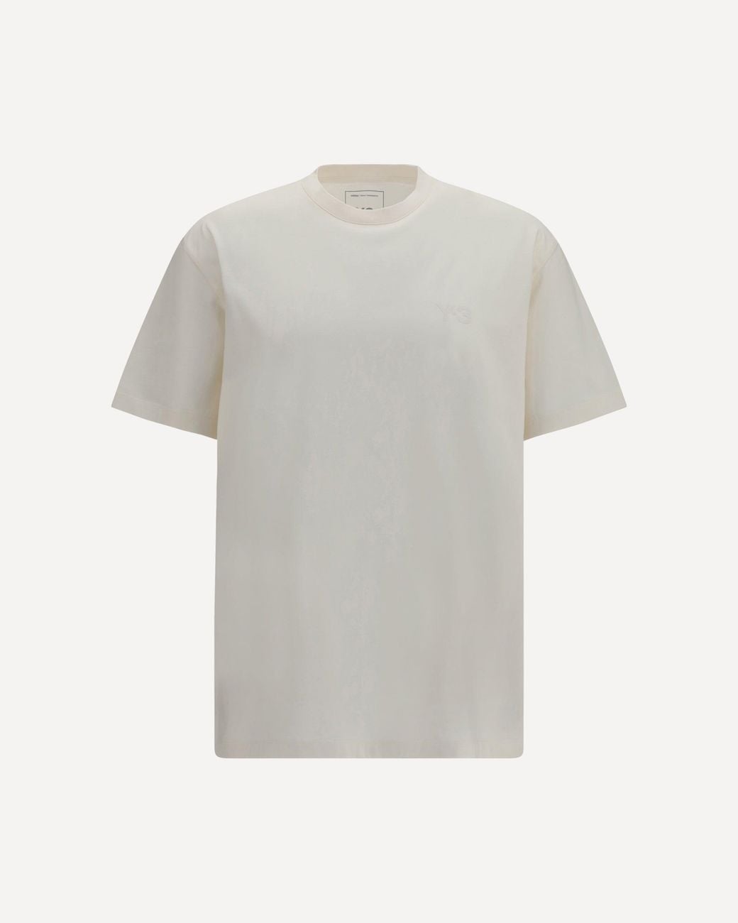 Y-3 Gray Gradient Stripes Short Sleeve T-Shirt