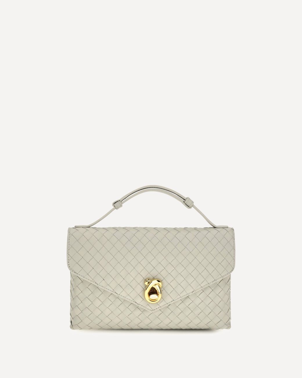 Bottega Veneta Natural Knot Lock Shoulder Bag