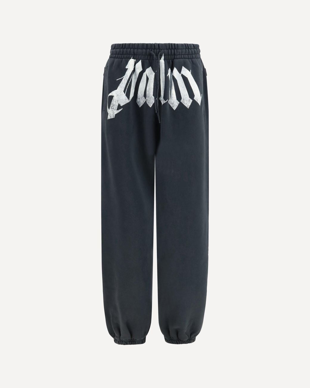 Palm Angels Blue Sweatpants With Drawstring And Logo for men
