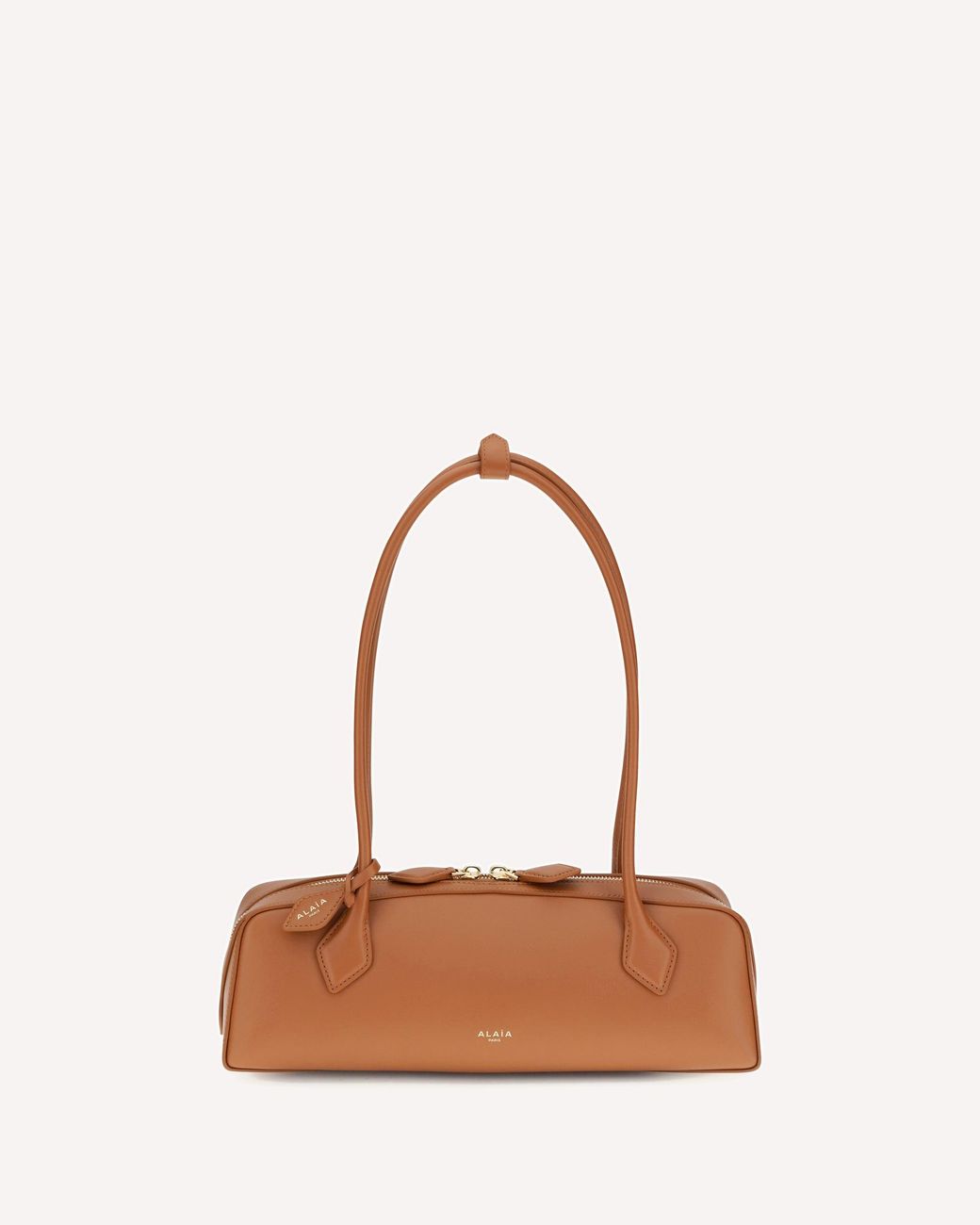 Alaïa White Small Le Teckel Shoulder Bag